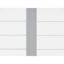 Abri De Jardin En PVC 4,9m² DECO Blanc Et Gris Vert Grosfillex + Kit Ancrage Offert -Jardin Fournitures Rabais abri de jardin en pvc 49m deco blanc et gris vert grosfillex 4