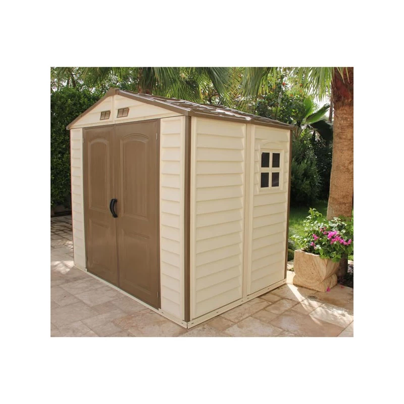 Abri De Jardin En PVC WoodStyle Premium 4,13m² Duramax 2 Abri De Jardin En PVC WoodStyle Premium 4,13m² Duramax – Image 2