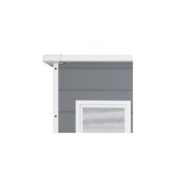 Abri De Jardin En Résine 2,06m² Monopente + Plancher Gris Keter -Jardin Fournitures Rabais abri de jardin en resine 206m monopente plancher gris keter 5