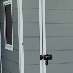 Abri De Jardin En Résine 2,5m² Premium 46 S Gris Clair + Plancher - Keter -Jardin Fournitures Rabais abri de jardin en resine 25m premium 46 s gris clair plancher keter 5