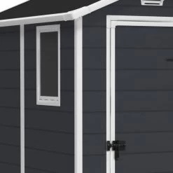 Abri De Jardin En Résine 2,5m² Premium 46 S + Plancher - Keter -Jardin Fournitures Rabais abri de jardin en resine 25m premium 46 s plancher keter 2