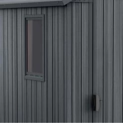 Abri De Jardin En Résine Aspect Bois Grisé 2,3m² Darwin 46 + Plancher - Keter -Jardin Fournitures Rabais abri de jardin en resine aspect bois grise 23m darwin 46 plancher keter 4