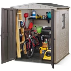 Abri De Jardin En Résine Sydney 3,48m² + Plancher Keter 10 Abri De Jardin En Résine Sydney 3,48m² + Plancher Keter -Jardin Fournitures Rabais abri de jardin en resine sydney 348m plancher keter 4