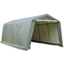 Abri De Jardin En Toile Renforcée Verte Toit 2 Pentes 18,60m² HABRITA -Jardin Fournitures Rabais abri de jardin en toile renforcee verte toit 2 pentes 1860m habrita 5