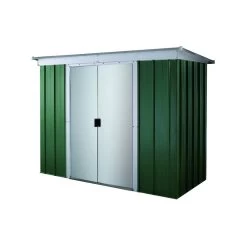 Abri De Jardin Métal 2,36m² + Kit D'ancrage Inclus - YARDMASTER -Jardin Fournitures Rabais abri de jardin metal 236m kit d ancrage inclus yardmaster 2