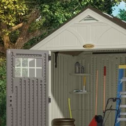 Abri De Jardin Polyéthylène 35mm 5,53m² Woodgrain + Plancher SUNCAST 11 Abri De Jardin Polyéthylène 35mm 5,53m² Woodgrain + Plancher SUNCAST -Jardin Fournitures Rabais abri de jardin polyethylene 35mm 553m woodgrain plancher suncast 5