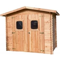 Abri En Madriers Douglas 28mm DOMMAR 6,33m² + Couverture Onduline - HABRITA -Jardin Fournitures Rabais abri dommar 633m en madriers douglas 28mm sans plancher habrita 2