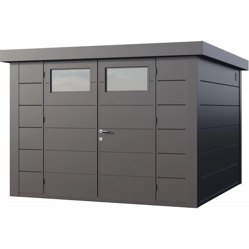 Abri En Acier Galvanisé Gris Anthracite 8,9m² Avec Double Porte Eleganto 3030 Telluria 1 Abri En Acier Galvanisé Gris Anthracite 8,9m² Avec Double Porte Eleganto 3030 Telluria