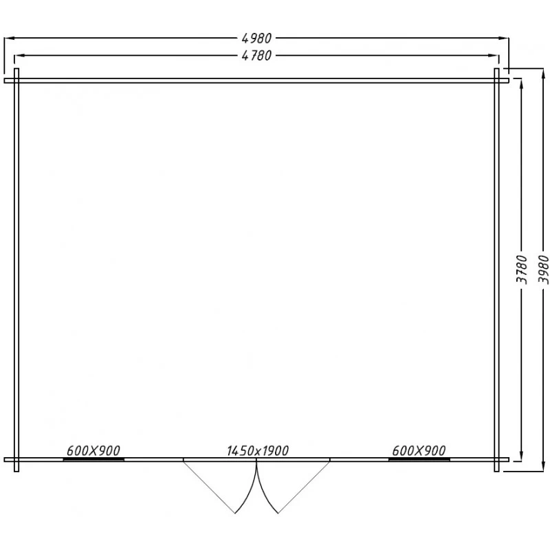 Abri En Bois Massif 19,8m² PLUS 40mm Traité Teinté Marron Gardy Shelter 6 Abri En Bois Massif 19,8m² PLUS 40mm Traité Teinté Marron Gardy Shelter – Image 6