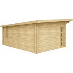 Abri En Bois Massif 22m² MODERNE - Madriers 40mm Gardy Shelter 10 Abri En Bois Massif 22m² MODERNE - Madriers 40mm Gardy Shelter -Jardin Fournitures Rabais abri en bois massif 22m moderne madriers 40mm gardy shelter 4