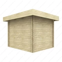 Abri En Bois Massif 7,5m² MODERNE - Madriers 40mm Gardy Shelter -Jardin Fournitures Rabais abri en bois massif 75m moderne madriers 40mm gardy shelter 5
