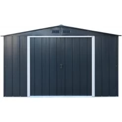 Abri En Métal Parois Hautes Anthracite Colussus 7,79m² DURAMAX + Kit Ancrage 9 Abri En Métal Parois Hautes Anthracite Colussus 7,79m² DURAMAX + Kit Ancrage -Jardin Fournitures Rabais abri en metal parois hautes anthracite colussus 779m duramax kit ancrage 3