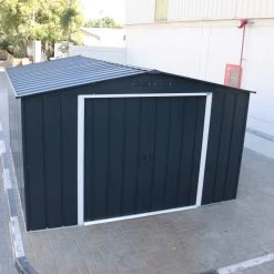 Abri En Métal Parois Hautes Anthracite Colussus 7,79m² DURAMAX + Kit Ancrage 11 Abri En Métal Parois Hautes Anthracite Colussus 7,79m² DURAMAX + Kit Ancrage -Jardin Fournitures Rabais abri en metal parois hautes anthracite colussus 779m duramax kit ancrage 5