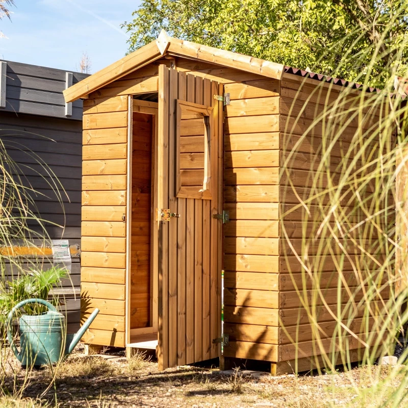 Abri Therma 3,24m² En Bois Thermo Traité Avec Plancher - HABRITA 4 Abri Therma 3,24m² En Bois Thermo Traité Avec Plancher - HABRITA – Image 4