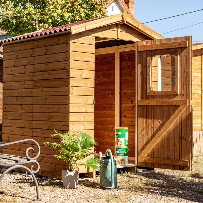 Abri Therma 3,24m² En Bois Thermo Traité Avec Plancher - HABRITA 6 Abri Therma 3,24m² En Bois Thermo Traité Avec Plancher - HABRITA – Image 6