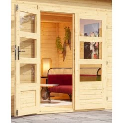 Abri Toit Plat 13,60m² Bois Massif 40mm Northeim 5 Avec Appentis 330cm Et Paroi Arrière – Karibu 10 Abri Toit Plat 13,60m² Bois Massif 40mm Northeim 5 Avec Appentis 330cm Et Paroi Arrière – Karibu -Jardin Fournitures Rabais abri toit plat 1360m bois massif 40mm northeim 5 avec appentis 330cm et paroi arriere woodfeeling 4