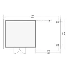 Abri Toit Plat 13,60m² Bois Massif 40mm Northeim 5 Avec Appentis 330cm – Karibu -Jardin Fournitures Rabais abri toit plat 1360m bois massif 40mm northeim 5 avec appentis 330cm woodfeeling 3