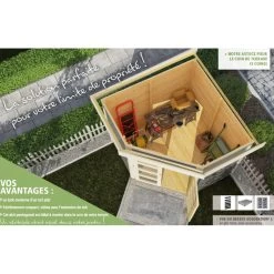 Abri Toit Plat 4,62m² Goldendorf 3 En Bois Vitrifié Gris 19mm - Karibu 5 Abri Toit Plat 4,62m² Goldendorf 3 En Bois Vitrifié Gris 19mm - Karibu -Jardin Fournitures Rabais abri toit plat 462m goldendorf 3 en bois vitrifie gris 19mm karibu 2