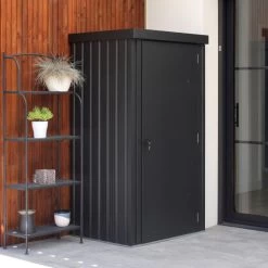 Armoire à Outils Azione En Acier Galvanisé Gris Anthracite – City Garden -Jardin Fournitures Rabais armoire a outils azione en acier galvanise gris anthracite city garden 2