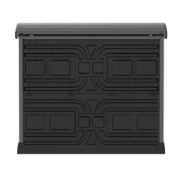 Armoire De Rangement En Résine Gris 1200L StoreAway – DURAMAX -Jardin Fournitures Rabais armoire de rangement en resine gris 1200l storeaway duramax 4