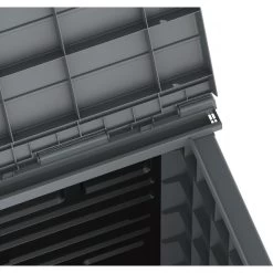 Armoire De Rangement En Résine Gris 850L StoreAway – DURAMAX -Jardin Fournitures Rabais armoire de rangement en resine gris 850l storeaway duramax 4