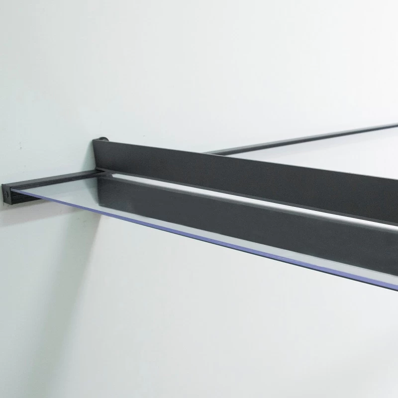 Auvent Marquise En Acrylique Gris Clair NANCY™ 3000 – Canopia By Palram 5 Auvent Marquise En Acrylique Gris Clair NANCY™ 3000 – Canopia By Palram – Image 5