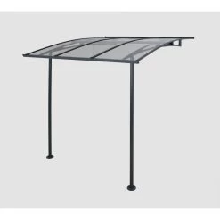 Auvent Marquise En Acrylique Transparent Vega™ 2000 – Palram - Canopia -Jardin Fournitures Rabais auvent marquise en acrylique transparent vega 2000 palram 3