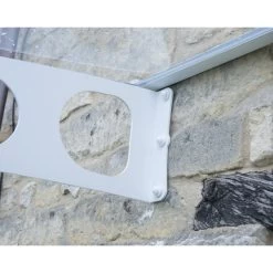 Auvent Marquise En Acrylique 3mm Bordeaux™ 6690 – Palram - Canopia -Jardin Fournitures Rabais auvent marquise en polycarbonate 3mm bordeaux 6690 palram 5