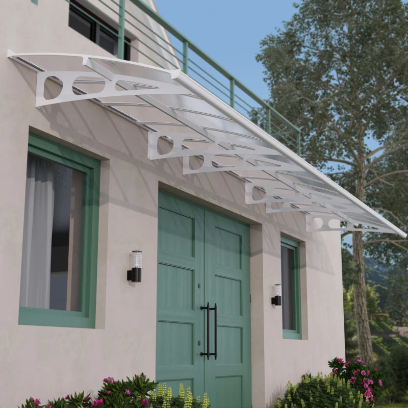 Auvent Marquise En Polycarbonate 6mm Bordeaux™ 6690 – Canopia By Palram 1 Auvent Marquise En Polycarbonate 6mm Bordeaux™ 6690 – Canopia By Palram