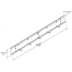 Auvent Marquise Gris AQUILA™ 2050 - Canopia By Palram 10 Auvent Marquise Gris AQUILA™ 2050 - Canopia By Palram -Jardin Fournitures Rabais auvent marquise gris aquila 2050 palram canopia 4
