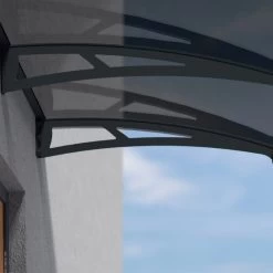 Auvent Marquise Gris AQUILA™ 3000 - Canopia By Palram -Jardin Fournitures Rabais auvent marquise gris aquila 3000 palram canopia 4
