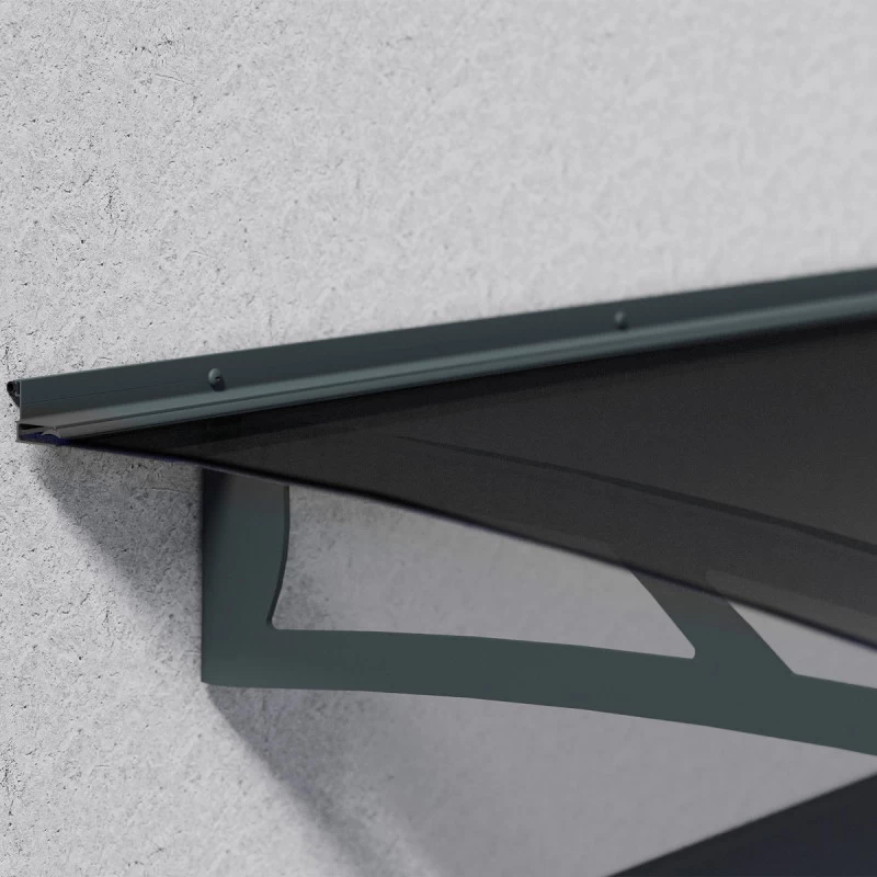 Auvent Marquise Gris AQUILA™ 4100 - Canopia By Palram 6 Auvent Marquise Gris AQUILA™ 4100 - Canopia By Palram – Image 6