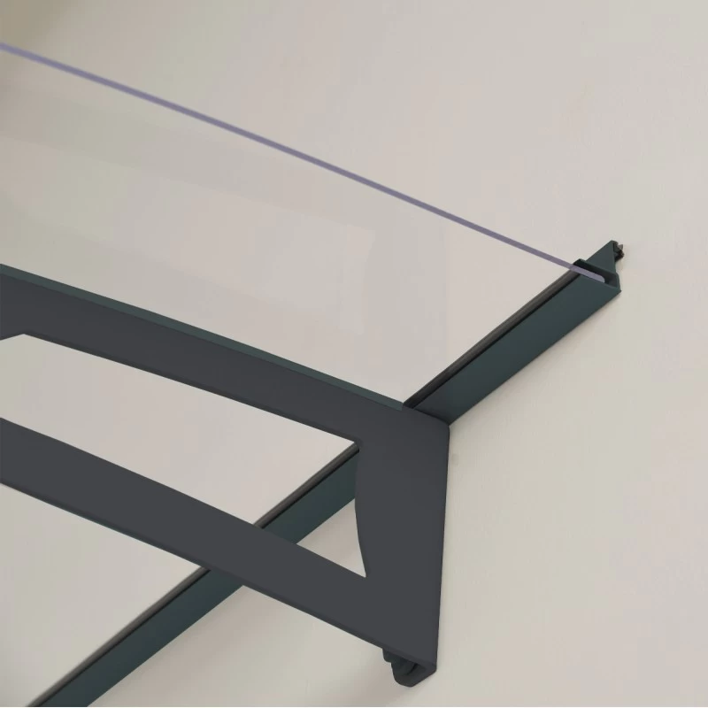 Auvent Marquise Transparent AQUILA™ 4100 - Palram - Canopia 6 Auvent Marquise Transparent AQUILA™ 4100 - Palram - Canopia – Image 6