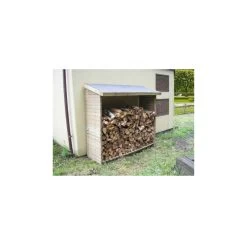 Bucher Mural 2 Stères En Bois Massif Certifié FSC Traité Autoclave -Jardin Fournitures Rabais bucher mural en bois massif certifie traite autoclave 3
