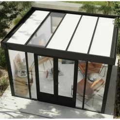 Studio De Jardin En Aluminium Et Bois Composite 10,1m² - Isolation Triple Paroi Copenhagen – Canopia By Palram -Jardin Fournitures Rabais bureau de jardin en aluminium et bois composite 101m isolation triple paroi copenhagen canopia by palram 5