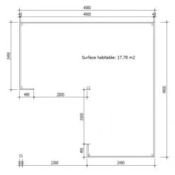 Jardin Fournitures Rabais -Jardin Fournitures Rabais bureau de jardin en bois massif avec terrasse 186m madriers 40mm gardy shelter 1