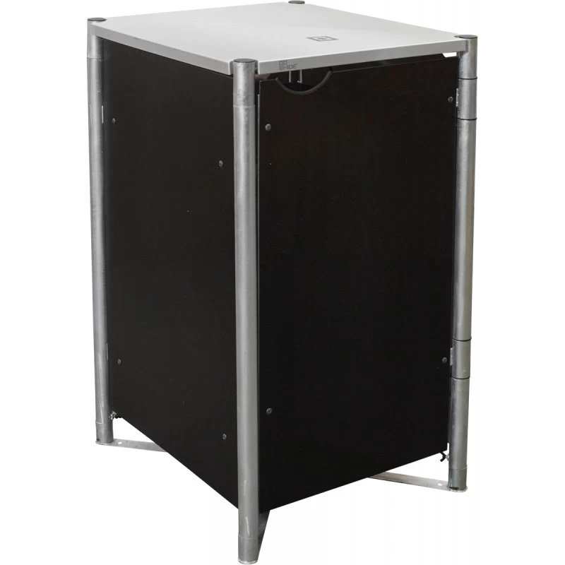 Cache-poubelle Müllbox En Aluminium Noir 240L – HIDE 2 Cache-poubelle Müllbox En Aluminium Noir 240L – HIDE – Image 2