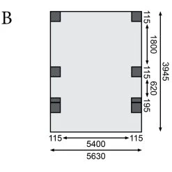 Carport Double En Bois Autoclave 28,3m², Toit En PVC Gris Et Deux Poteaux En Arc – KARIBU 9 Carport Double En Bois Autoclave 28,3m², Toit En PVC Gris Et Deux Poteaux En Arc – KARIBU -Jardin Fournitures Rabais carport double en bois autoclave 283m toit en pvc gris et deux poteaux en arc karibu 3