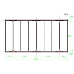 Carport En Aluminium Anthracite 3x5,76m Et Polycarbonate 6mm X-METAL 11 Carport En Aluminium Anthracite 3x5,76m Et Polycarbonate 6mm X-METAL -Jardin Fournitures Rabais carport en aluminium anthracite 3x576m et polycarbonate 6mm x metal 5