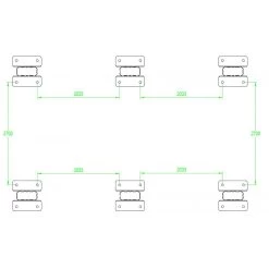 Carport En Aluminium Blanc 3x5,76m Et Polycarbonate 6mm X-METAL -Jardin Fournitures Rabais carport en aluminium blanc 3x576m et polycarbonate 6mm x metal 5