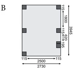 Carport En Bois Autoclave 15m² Avec Poteau En Arc Et Toit En Acier – KARIBU -Jardin Fournitures Rabais carport en bois autoclave 15m avec poteau en arc et toit en acier karibu 3