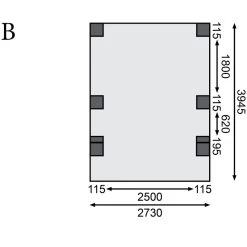 Carport En Bois Autoclave 15m², Toit En Acier Et Deux Poteaux En Arc – KARIBU 9 Carport En Bois Autoclave 15m², Toit En Acier Et Deux Poteaux En Arc – KARIBU -Jardin Fournitures Rabais carport en bois autoclave 15m toit en acier et deux poteaux en arc karibu 3