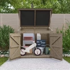 Coffre De Jardin En Bois Traité 20mm 1200L GENIO Noir - Gardy Shelter 10 Coffre De Jardin En Bois Traité 20mm 1200L GENIO Noir - Gardy Shelter -Jardin Fournitures Rabais coffre de jardin en bois traite 20mm 1200l genio noir gardy shelter 4