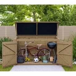 Coffre De Jardin En Bois Traité 28mm 2000L LARGO Noir - Gardy Shelter 9 Coffre De Jardin En Bois Traité 28mm 2000L LARGO Noir - Gardy Shelter -Jardin Fournitures Rabais coffre de jardin en bois traite 28mm 2000l largo noir gardy shelter 3