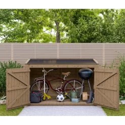 Coffre De Jardin En Bois Traité 28mm 2000L LARGO Noir - Gardy Shelter 11 Coffre De Jardin En Bois Traité 28mm 2000L LARGO Noir - Gardy Shelter -Jardin Fournitures Rabais coffre de jardin en bois traite 28mm 2000l largo noir gardy shelter 5