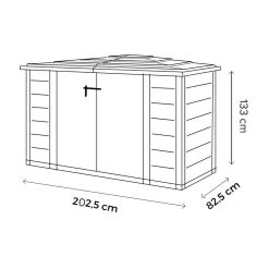 Coffre De Jardin En Résine Avec Plancher 1800L BOX EVO 200 – Garofalo 8 Coffre De Jardin En Résine Avec Plancher 1800L BOX EVO 200 – Garofalo -Jardin Fournitures Rabais coffre de jardin en resine avec plancher 1930l box evo 200 garofalo 2