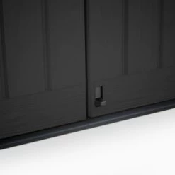 Coffre De Jardin Multifonctions En Résine 1200L Toit Plat Noir - Keter -Jardin Fournitures Rabais coffre de jardin multifonctions en resine 1200l toit plat keter 4