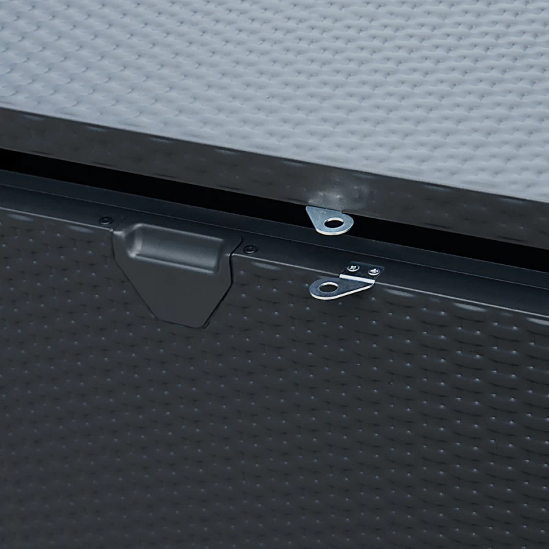 Coffre De Rangement En Métal 509L Anthracite 0,9m² Shelter Logic 3 Coffre De Rangement En Métal 509L Anthracite 0,9m² Shelter Logic – Image 3