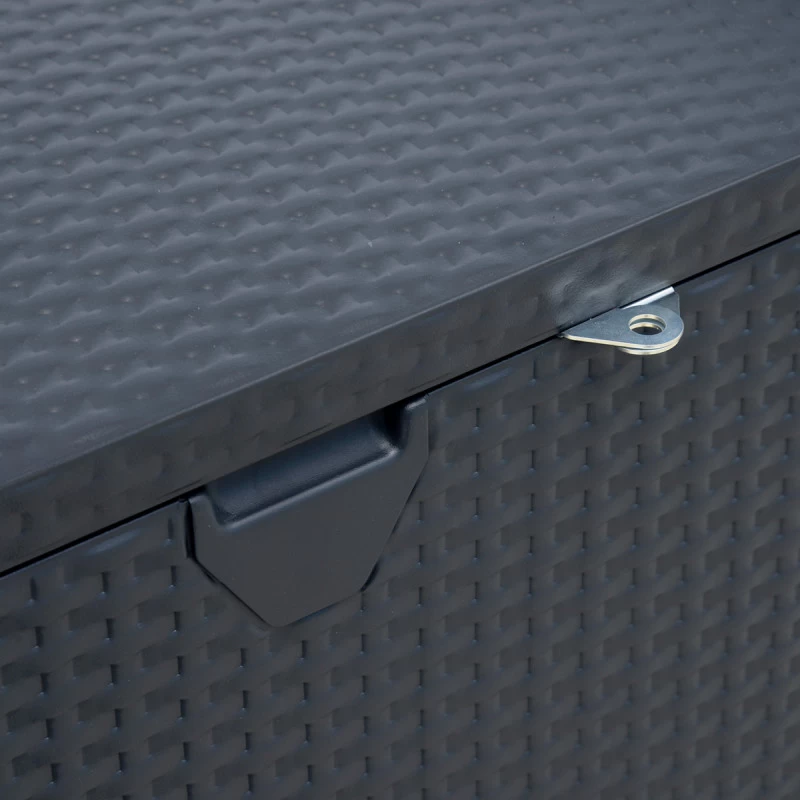 Coffre De Rangement En Métal 509L Anthracite 0,9m² Shelter Logic 5 Coffre De Rangement En Métal 509L Anthracite 0,9m² Shelter Logic – Image 5