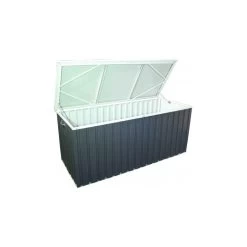 Coffre De Rangement En Métal Anthracite 800L DURAMAX -Jardin Fournitures Rabais coffre de rangement en metal anthracite 800l duramax 2